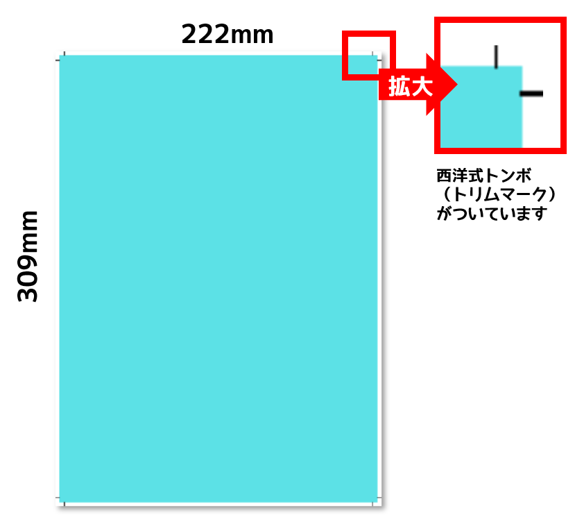 トンボありPDF